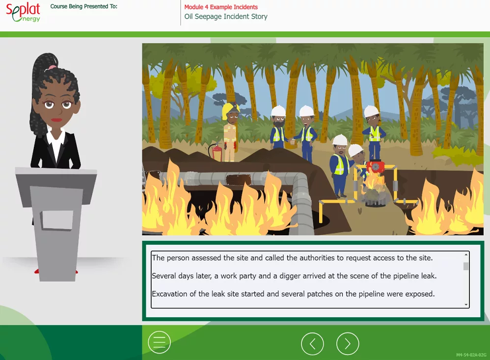 e-learning example